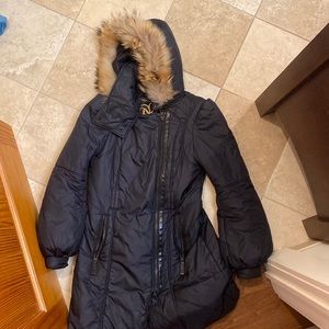 Mackage Down Coat with fur hood - used- good condition